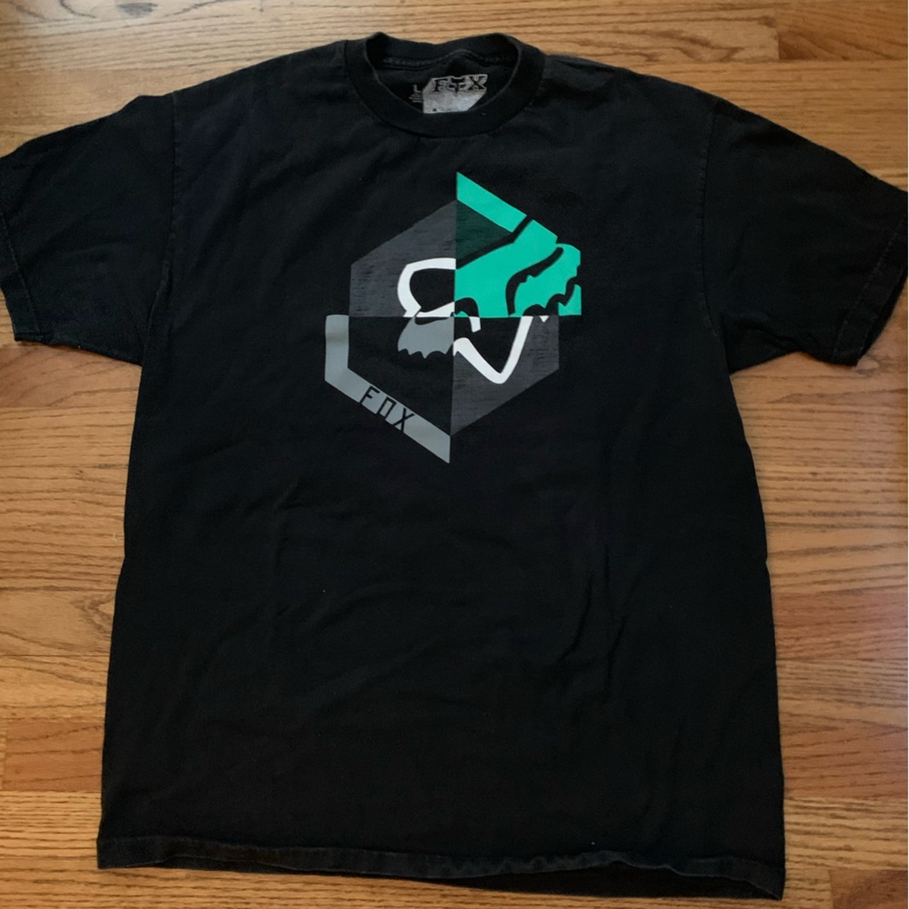 Fox black tshirt, size Large men’s.